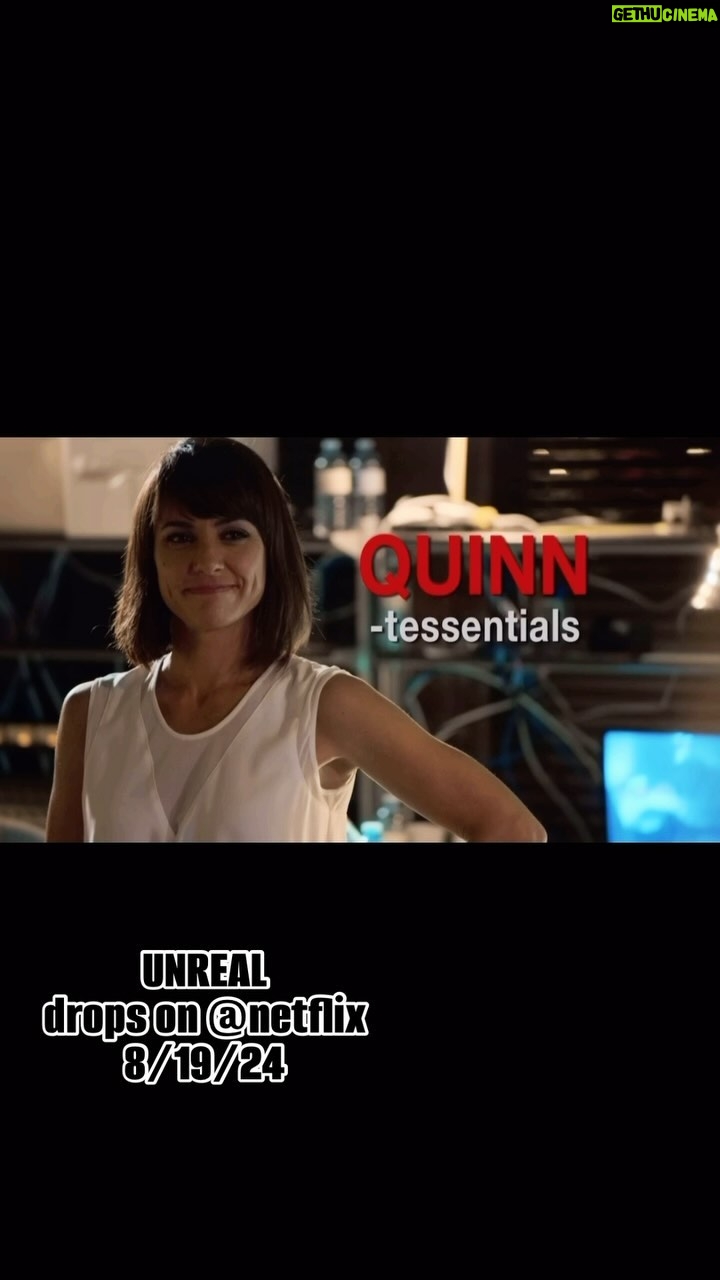 Constance Zimmer - 1.9K Likes - Quinn King is the most unfiltered, uncensored, unapologetic, non PC Character I have ever played! All 4 seasons of our Peabody, Emmy nominated, award winning show #unreal drops at midnight on @netflix! Can’t wait to hear how all of you, who have not met her or any of the other crazy characters, feel afterwards. #realitytv #bts