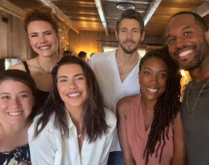 Courtney Hope Instagram - It’s a blessing when work becomes extended family, and we all watch eachother grow, get married, become parents and tackle life and other business ventures 🫶🏼.. From talking about bars, impulsive travel, new relationships and side gigs, and now to CPA’s, family adventures, expansive career choices and air vent covers 🤭- quite a bit has changed in the last 8 years, but we always pick up right where we left off 🙏🏼❤️