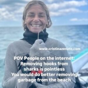 Cristina Zenato Instagram - No act of kindness is too small. The gift of kindness may start as a small ripple that, over time, can turn into a tidal wave affecting the lives of many.
K Heath
Complaining about an act of kindness because we do not understand it or because it may feel too small or insignificant won't change the world; instead of worrying about what could be done bigger and better, we should start doing what we can with what we have.
I keep revisiting the concept of the seastar thrower, the idea of the power of one, and our capability as individuals to start the change we want to see in the world.
Removing hooks from sharks, picking up garbage washed ashore while walking the pups, and changing our ways with small actions every day will never be too small.
Instead of focusing on what we cannot do, we should focus on what we can do. Our actions are like stones cast in the water, creating a ripple effect. If many do it simultaneously, the tidal wave will follow.