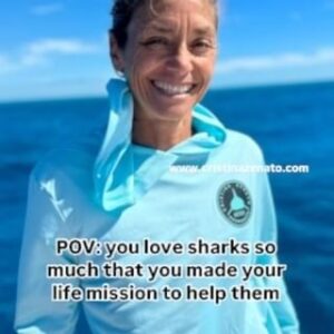 Cristina Zenato Instagram - 🪝 I remove hooks from the sharks I know and interact with.
It’s an act of love the same way I remove a thorn out of my dog’s paw.

It may not mean much to the world, but it means the world to that shark.
It might be the chance to heal the wound, eat again, and avoid further damage and discomfort.

And for me, that is enough.

🌹Little did I know that when I started removing hooks, people would start understanding the damage we could cause to sharks and trying to find ways to save them (which, by the way, does not require removing hooks; there are better and bigger actions to protect sharks, but I will leave that to another post).

🙌 As one person, I have removed over 380 hooks; it may not save all the sharks in the world, but it has made a difference. That is the power of one. 

Remember: If I look at the mass, I will never act; if I look at the one, I will. 

Images @kewinlorenzen from archive. 
With the immense support of @neptunic_com shark suits
@waterproofinternational