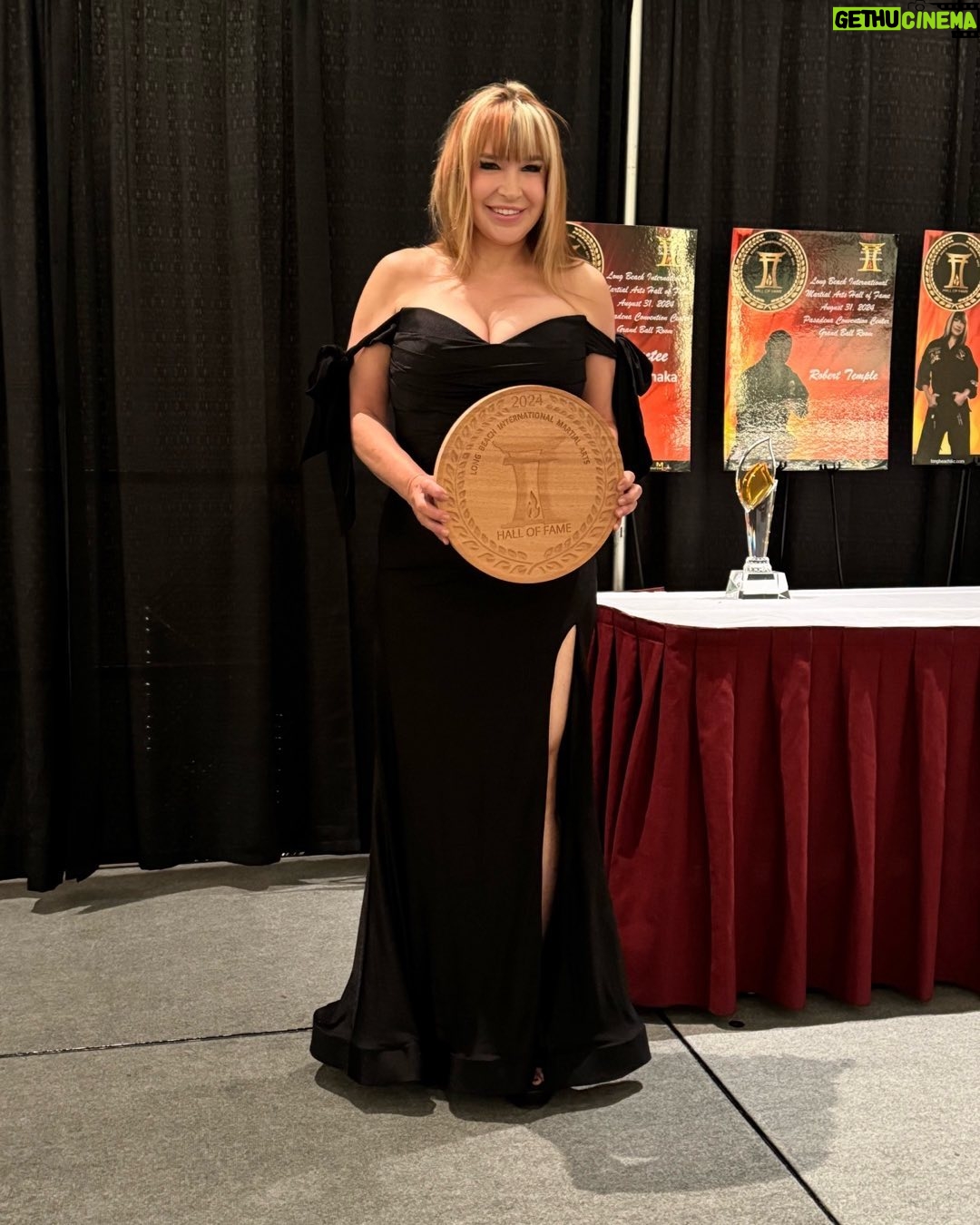 Cynthia Rothrock - 2.6K Likes - Thank you GM Steve Cooper for the induction of the International Hall of Fame #cynthiarothrock #ladydragon #achievements #blackcreekmovie