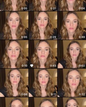Danielle Panabaker Instagram - August in a nutshell 🥜