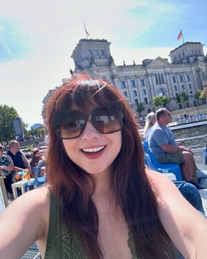 Denise Salcedo Instagram - Some of my pics from my trip to Berlin, Germany for WWE Bash In Berlin. ✈️ you can check out my interviews on my YouTube channel!🙏💙 #bashinberlin #wwe #wwebash