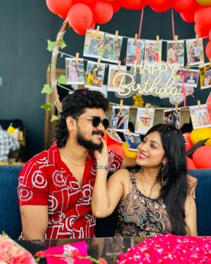 Dhanalakshmi Saminathan Instagram - Thanks to my dear friends and family for making my birthday more special 🥰😘🥹 Thank you Husband @murasu_7 @rathu___vj for this memorable surprise 🫂😘🥹. And Thank you everyone for such wonderful birthday wishes💕🤌🏻🥳 You truly made my day✨

{birthday, birthday celebration, gift}

#birthday #birthdaycelebration #birthdaygift #love #family #loveyou #happyme #chennai #featured #dhanasaminathan