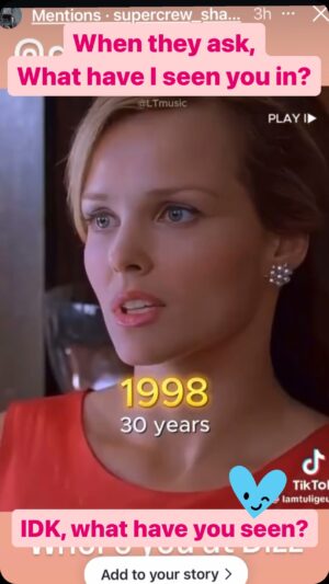 Dina Meyer Instagram - A walk down memory lane. 🤩
Thank you to those who put this together and for those who shared -
and of course to everyone who helped make these (and all of my) projects possible.

Feeling truly blessed. 🙏❤️

#starshiptroopers #beverlyhills90210 #memories #reels #tiktok #tiktokmemes #tiktokvideo #instareels #instagood #instagram #wherearetheynow #aging #johnnymnemonic #poodlesprings #actor #actorslife #blessed #grateful