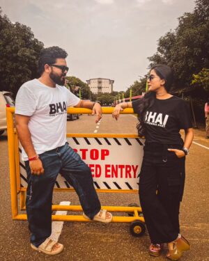 Divyadisha Mohanty Instagram - BHAI🖤🤍