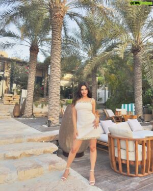 Drishti Thakur Instagram - Feeling golden under the palms⭐️🌴

#goldenhour #beautiful #vibe #glam