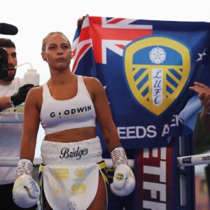 Ebanie Bridges Instagram - 3 years ago today I had my FIRST fight in Leeds, my beloved adopted city, was the most incredible experience I’d had at the time. Fighting at Headlingly Stadium infront of my fans. 
After this fight I was blessed to be able to fight in Leeds two more times and each time the atmosphere grew and got bigger and bigger my last fight in Leeds I fought infront of 17,000 fans at the Arena. Nothing will ever beat the feeling of walking out to my fans before a fight… (and winning of course 😅) 

Thank you to all my fans for the amazing experiences I’ve had with you. Can’t wait to make more 

💙💛💙💛💙💛💙💛 ALAW MOT