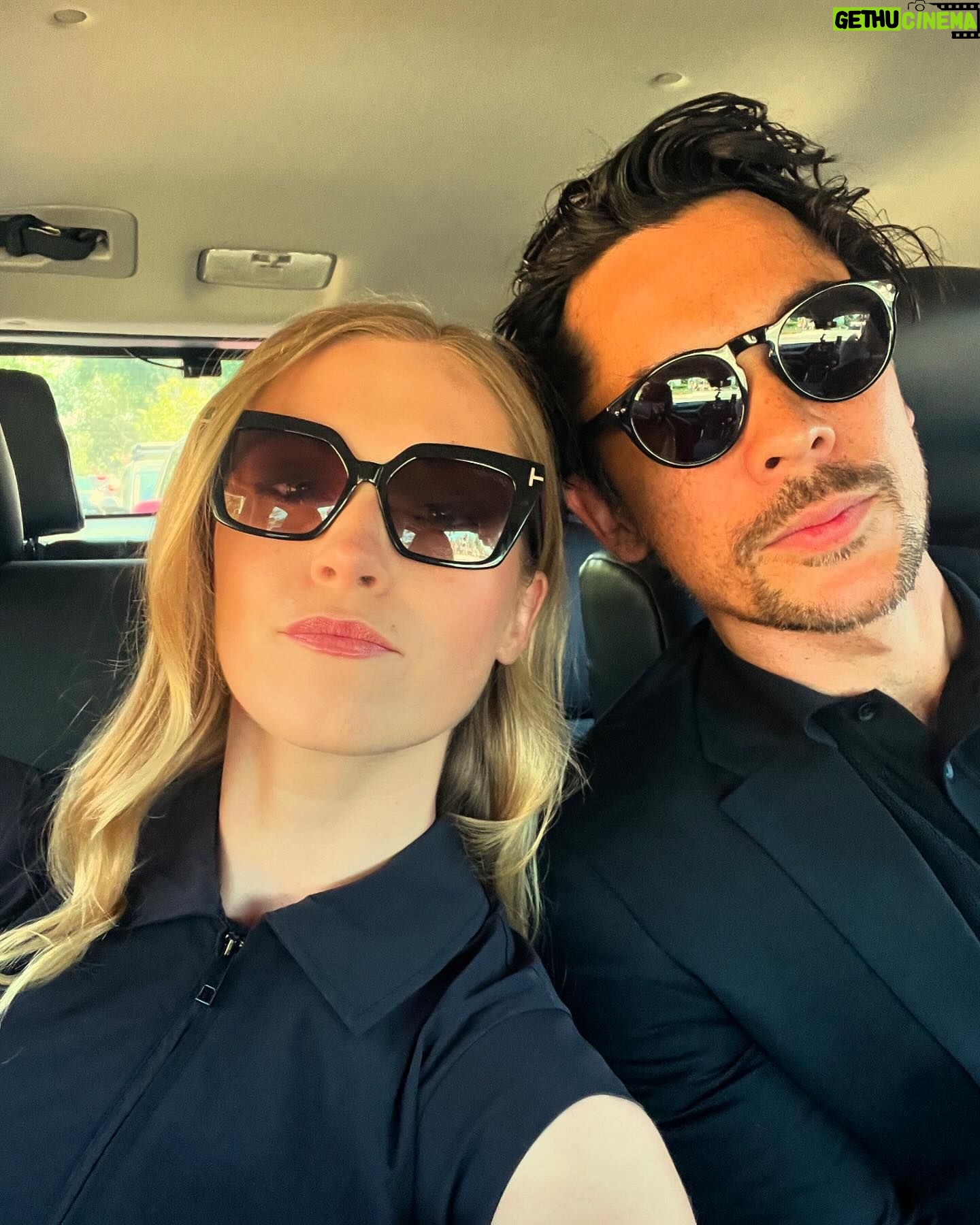 Eliza Taylor - 375.9K Likes - Mama and Papa were out on the town last night! Celebrating a beautiful couple on their wedding day! So special. We love love 🪴💕💍💒