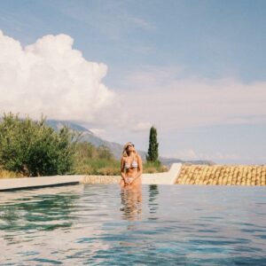 Emily Tierney Instagram - Been dreaming about this place for so long 🇬🇷 Eliamos, Kefalonia on Fuji 📷 

📍 @eliamos.kefalonia *hosted 

#kefalonia #greekislands #europeansummer #relaischateaux #eliamos #eliamoskefalonia