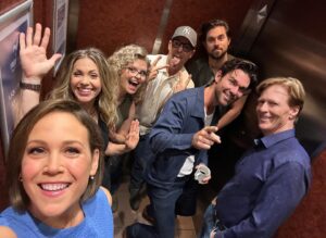 Erin Krakow Instagram - Ok fine. Swipe for the elevator selfie. 😜

Thank you all for a fantastic @heartieshfr! It was so special sharing some laughter and tears with all of you, and I’m always proud to share the stage with some of my favorite thespians & friends! We are so grateful to all of you #Hearties for your unwavering passion and support! 💓

More posts to come, I’m sure…

@wcth_tv @hallmarkchannel @schearthome