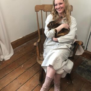 Erin Richards Instagram - Like me? Like @morfydd_clark? Like animals? Then you’ll love this selection of BTS shots from Starve Acre…. Out in UK cinemas now - go see!