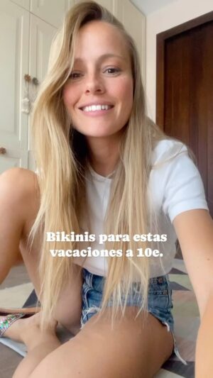 Esmeralda Moya Instagram - Siento las visitas e interrupciones en este vídeo, pero quería enseñaros mis nuevas adquisiciones de bikinis y accesorios para estas vacaciones… 😂.

 El vídeo es tal cual, casero y cercano que al final es lo que cuenta 🫶🏼. Es lo que tiene la conciliación con los peques, poco tiempo libre, pero feliz a la par!