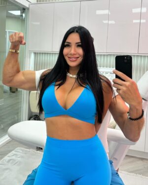 Gabriela Castrovinci Instagram - Powered by love, muscle, and flexing our way through life together. 💪❤️ Built on trust, strength, and lifting each other up every day. #babyfacesmedspa tampabay #StrongerTogether #DynamicDuo #CoupleGoals