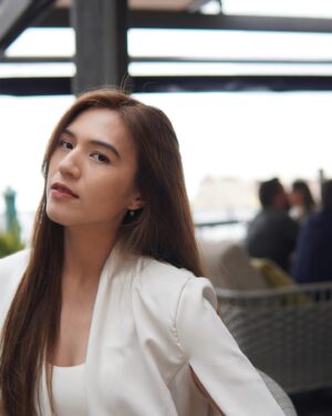 Gaby Warouw Instagram - When a clumsy girl loves to wear all white outfits: perfect combination 😌