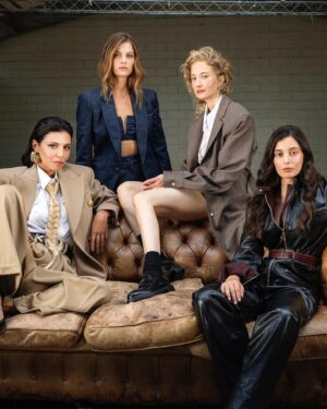 Gaia Girace Instagram - My brilliant friend season 4 @nytimes 
Ph: @stephaniegengotti 
Look @chanelofficial @matildeturconi_ ❤️
Styling @flavialiberatori_