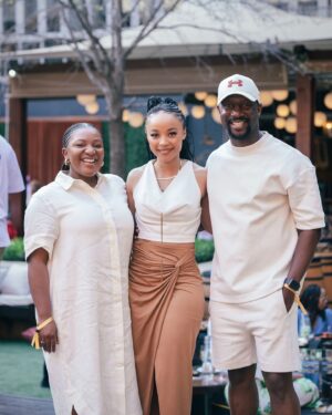 Gaosi Raditholo Instagram - @nerowineglobal launched it’s Rose ✨🥂✨ ! A beautiful moment to celebrate @mokoenalive & your Hard work! The event was immaculate! Launch 🚀- An Incredible success. The journey is incredibly inspiring, quality wine & quality life. Cheers to a grand moment and another massive milestone. 

Thank you for having me! ✨🌹🍃🌻✨💕✨
