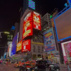 Garima Sharma Instagram - Times Square magic, with a little sparkle of my own 💫 🇺🇸 🧿
📸 : @timessquare.ny 
.
.
.
#timessquare #newyork #travelgram #travelphotography #grateful #keepsmiling #positivity #nepaligirl #instagram #timessquarenewyork