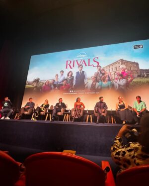 Georgia Tennant Instagram - 👠18th October @disneyplusuk #cummingsoon #jillycooper #rivals #tonybaddingham #moviescreening
