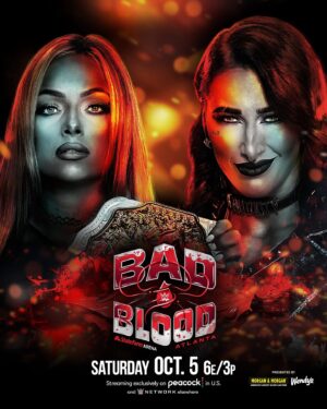 Gionna Daddio Instagram - THESE TWO DEFINITELY HAVE BAD BLOOD! LIV MORGAN vs. RHEA RIPLEY for the WWE Women’s World Championship will go down at #WWEBadBlood 🩸🔥😈
