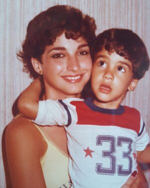 Gloria Estefan Instagram - Our Anniversary will forever be linked with the birth of our first- born son, Nayib, @niteowldrive_in ❤️ He made his entrance on Labor Day, 1980 & we never again celebrated our anniversary because Sept. 2nd was the day he graced us with his presence, our first baby, our little man, our son. HAPPY 44th BIRTHDAY, Nayib! Every day is a new opportunity to strengthen our bond and I feel blessed that you came into this world raring to go…challenging everything and loving us the way you do! Te quiero mucho, mi hijo! Y te quiero más por darnos ese regalo tan especial que es TU hijo, nuestro nieto, @sasha_argento_estefan ! Emilio, no puedo quererte más, mi morito! Gracias por ser quien eres y quererme tan perfectamente! Happy 46th Anniversary, Nene! Happy 44th Birthday, Bebe! ❤️❤️❤️🎶💔✌️😘❤️
