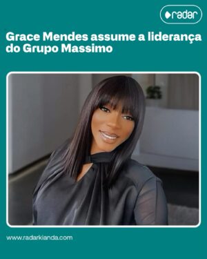 Grace Mendes Instagram - É com grande entusiasmo que anunciamos a nomeação de Grace Mendes como a nova Diretora Executiva do Grupo Massimo.

Reconhecida por sua visão estratégica, habilidades de liderança e paixão inabalável pelo sucesso, Grace Mendes assume o comando com o compromisso de elevar o Grupo Massimo a novas alturas no setor de eventos e tecnologias em Angola.

Uma Visão de Excelência e Inovação

Desde a sua fundação, o Grupo Massimo se destacou como um dos principais provedores de soluções integradas para eventos em Angola. Oferecendo serviços que vão desde a produção e gestão de eventos, sonorização, montagem de painéis de LED, estruturas, palcos, iluminação, até transmissões ao vivo e design gráfico, o grupo sempre foi guiado por uma única missão: fazer a diferença com paixão.

Com uma trajetória marcada pela inovação e excelência, o Grupo Massimo tem sido o parceiro de escolha para grandes marcas, instituições e eventos que demandam a mais alta qualidade e profissionalismo. O nosso compromisso com a excelência é refletido em cada projeto que realizamos, seja ele um evento corporativo, show, conferência, ou celebração religiosa.

Sob a direção de Grace Mendes, o Grupo Massimo está preparado para enfrentar os desafios do futuro, com planos ambiciosos de expansão e diversificação de nossos serviços. Sua liderança não apenas reforçará nossa posição como referência no mercado angolano, mas também abrirá portas para novas oportunidades e colaborações, sempre com o objetivo de elevar o padrão da indústria de eventos em Angola.