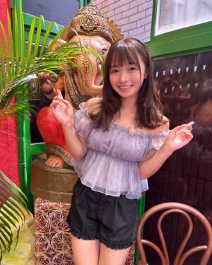 Haruka Momokawa Instagram - スープカレーって美味しい！と知れた幸せな8月15日🫢💙

 #下北沢 #スープカレー #マジックスパイス