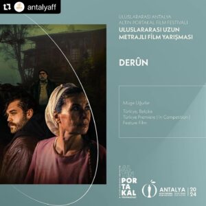 Hatice Aslan Instagram - Çocukluk hayalleri gerçek olur mu? Oluyormuş.  Ne kadar onur duyduğumu anlatamam. Bu yolculuktaki yol arkadaşlarıma ne kadar teşekkür etsem az… Aşk ile. @derunthemovie2023 @sbs_medya @antalyaff #antalyaaltınportakalfilmfestivali #aaff2024⏳⏳🔜