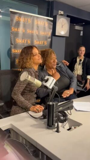 Heather B. Instagram - Honestly, GOD just be WILDIN' OUT with HIS GOODNESS and BLESSINGS. 

Had a fun day at work choppin' it up with @halleberry 

It felt like we were in our living room or something. 

FYI and some HIP HOP TRIVIA: 

 "THUG LIFE IS MINE" by Nas x Mobb Deep is one of my favorite songs. 

In the song Nas says, "Halle Berry blew a kiss at the Barbara Streisand concert"

I asked her if that was true...and she said, "YES!" 😂😂😂😂

I LOVE IT!!! 

📸 @pennyjammin_