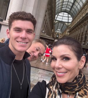 Heather Dubrow Instagram - Postcards from Europe !!! We were lucky enough to spend some amazing time with Nicky before we dropped him off for his semester abroad in Italy! ( then snuck off alone for a few days but more on that later …. ) We had a BALL and then, yes, I BAWLED my eyes out after saying goodbye. I love you Nicky ! Have fun, be safe, make good decisions!!! Swipe through to soak it all up with me ! ❤️