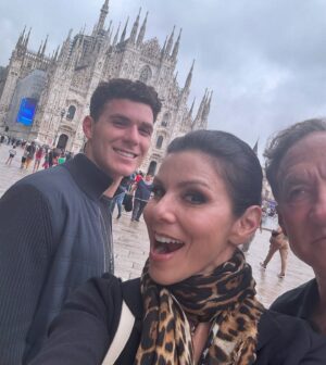 Heather Dubrow Instagram - Postcards from Europe !!! We were lucky enough to spend some amazing time with Nicky before we dropped him off for his semester abroad in Italy! ( then snuck off alone for a few days but more on that later …. ) We had a BALL and then, yes, I BAWLED my eyes out after saying goodbye. I love you Nicky ! Have fun, be safe, make good decisions!!! Swipe through to soak it all up with me ! ❤️