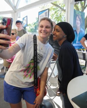 Ilhan Omar Instagram - Nothing better than the Minnesota State Fair 🥰

It was great to be in community with so many of you. And a big thank you to all of the workers that make the Great Minnesota Get Together happen.