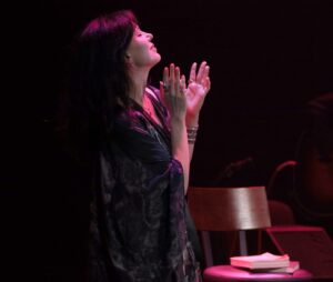 Imelda May Instagram - I was incredibly honoured to be invited 
to perform a show in celebration 
of the great Lady Augusta Gregory 
in the @abbeytheatredublin last night.
Lady Gregory was such an important figure in Ireland 
not least as a great poet and playwrite but also as an active researcher, collector. preserver and translator 
of our old and rich oral traditions which 
without her might well have been forever lost. 
She was one of the founder members of 
the Abbey Theatre itself and a leading figure 
in the Irish revivalist movement.
I was delighted to meet with Lady Gregory’s family especially her great granddaughter Jane Murray-Brown
Thank you to all the incredible team at The Abbey, 
my wonderful manager @meredithplant1 
and of course my talented band 
@richardjcardwell on piano and @guitardarling on guitar 
who player such an important part 
of a very special evening. 
Thank you to all who came and trusted in me 
to create this celebratory and beautiful night.
But mostly thank you to the late great Lady Gregory 💚

Artistic Director Caitríona McLaughlin 
Executive Director Mark O’Brien
Resident Director Esosa Ighodaro
Producer Jen Coppinger
Casting Director Barry Coyle
Director of New Work & Literary, Ruth McGowan
Abbey Archivist Mairead Delaney 
Marketing Heather Maher
Socials Eva Louise
Artist Liaison Aoife McCollum
Technical Director Rob Furey
Production Manager Justin Murphy 
Sound Engineer Alexis Nealon
Monitor Engineer Derek Conaghy
Lighting Director Simon Burke
Lighting Tech Laura Honan
Stage Manager Pat Dillon

 
Dress & Cape by Sara ONeill
@saraoneillartist 🖤

Photographer Mark Stedman @mark_stedman