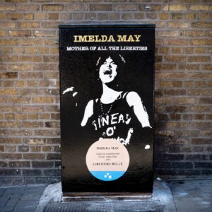 Imelda May Instagram - I’m so honoured to be recognised by Dublin Canvas in celebrating the living…! Thank you so much! 

Steve O’Toole (@urnique.steve ) the artist who started this initiative explains…

“Ireland is very good at commemorating & remembering our dead but we do little to celebrate our living. There are blue plaques all over Dublin to remember and mark how ‘Oscar was born here, Behan drank there, Joyce etc. and only in death Sinead, Shane and many many more are justly & rightly celebrated but whom in life were never given the accreditation they so rightly deserved. 

And so my Dublin Canvas submissions began last summer with  ‘Pat Ingoldsby’s … Welcome To His Head … Complete with ‘Not Dead Yet’ Blue Plaque. 

Continuing this year with ’Imelda May … Mother of all the liberties… With accompanying ‘Liberties Belle’ Blue Plaque. 

* Mother of all the Liberties - A nod to the hierarchy & history of the women of the Liberties, and to Imelda’s current role in MOATB. 
* Liberties Belle - Reflecting on both ‘The proudly born Liberties Imelda’ and to Imelda’s own wonderful piece ‘Liberty Belle’.  

On seeing Imelda’s reposting of Celia’s ‘Highly Commended’ in the Arts & Entertainment category at the British Press Photographer of The Year Awards, and Imelda’s accompanying copy …
‘This photo of me from Cambridge Folk Festival last summer. Sinéad had just gone. I painted my top impulsively Put on my mother’s chain, my Jeff Beck pendant. Walked onstage with my band and sang with all my heart. Emotional night captured. Friendship forever’. 
I knew instantly this was the only image to use. 

I cannot emphasise the outpouring of Liberty love & fondness for both Imelda and her family that has not only been expressed to me but also in turn extended to me by association. I am really going to miss working on this much loved piece.”

📸 on Meath St also by @ailecphoto

@dublincanvas 

#ImeldaMay 
#TheLiberties #TheLibertiesFestival #TheLibertiesDublin 
#DublinCanvas #DublinCanvasProject #DublinCityCouncil 
#ThisIsDublin #DublinEvents #Dublin8 #Dublin #Ireland