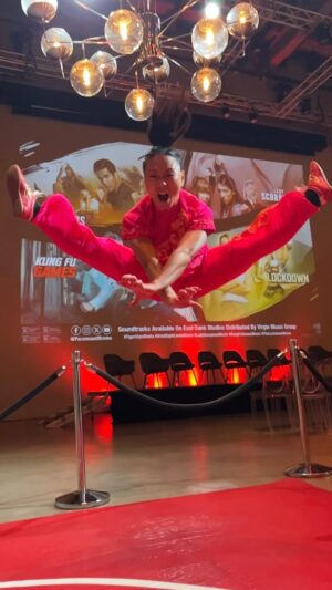 Jade Xu Instagram - Flying High 🔥🔥🔥

@tiger.style.media Launch Event 🎉🎊
#KungFuGamesMovie hitting selected theaters on August 23 and digital platforms on September 10! 

@jadexuofficial #jadexu @paramountmovies #kungfu #martialarts #action #thriller #movie #film
