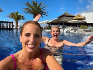 Jasmine Harman Instagram - Today at 3pm on @channel4 @aplaceinthesunofficial I help Craig & Suzy make their dreams a reality by helping them find a holiday home in the seaside town of Los Gigantes in sunny Tenerife! With a budget of 200k did we manage it? ☀️ 

#Repeat #tenerife #holidayhome
