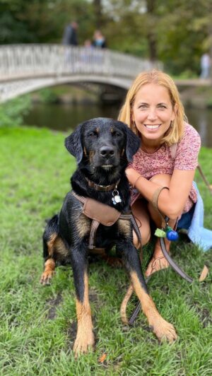 Jasmine Harman Instagram - Happy heavenly birthday to our darling boy Jet, who would have been 5 today. Mummy loves you and we still miss you every day. 
🐾🌈 
Nothing can bring our beautiful boy back, but maybe our loss can help save another dog. 

Please be aware that a ball can choke and kill your dog. 

#rip #happybirthday #dogsofinstagram @jboasty_dop