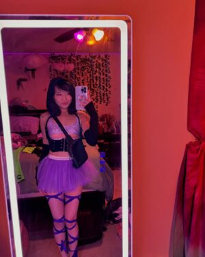 Jeannie Elise Mai Instagram - Pack with me to Burning Man!! Uploaded to yt again after 5 years 🥹 come play dress up with me & follow my process as I navigate being a burn virgin 🫶✨ link in bio. thank u to my 333angel @hooping_meow for helping me style my fits for the burn ❤️‍🔥🪽🐦‍🔥