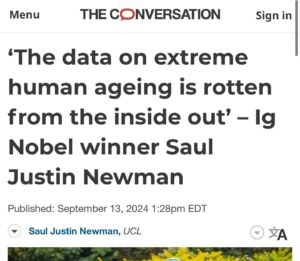 Jen Gunter Instagram - Fascinating article on the “blue zones,” areas of the world that have the longest lived humans. Or supposedly have. Turns out the data is very suspect, and these areas have terrible birth records and/or are rife with pension fraud, so deaths don’t get registered. 

The article is well worth the read. I was simultaneously infuriated, intrigued, and frustrated. 

I remember diet books from 25 or so years  ago claiming the Okinawa diet was special because they had so many people over 100 years old. From the article:

“Okinawa in Japan is one of these zones. There was a Japanese government review in 2010, which found that 82% of the people aged over 100 in Japan turned out to be dead. The secret to living to 110 was, don’t register your death.

The Japanese government has run one of the largest nutritional surveys in the world, dating back to 1975. From then until now, Okinawa has had the worst health in Japan. They’ve eaten the least vegetables; they’ve been extremely heavy drinkers.”

I mean…sigh. 

But do read the article, link is in my stories!