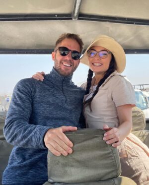 Jess Impiazzi Instagram - A lot more to come but a very brief glimpse to the past two days in Namibia 🇳🇦 🦁 it’s been pretty special! I’ll post the pictures very soon but today we went around Etosha national park and tomorrow we are off to the @ccfcheetahuk @ccfcheetah which is the reason for our trip. I feel very lucky indeed 💖🇳🇦