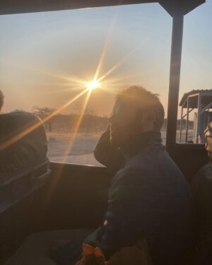 Jess Impiazzi Instagram - A lot more to come but a very brief glimpse to the past two days in Namibia 🇳🇦 🦁 it’s been pretty special! I’ll post the pictures very soon but today we went around Etosha national park and tomorrow we are off to the @ccfcheetahuk @ccfcheetah which is the reason for our trip. I feel very lucky indeed 💖🇳🇦