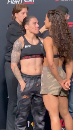 Jéssica Andrade Instagram - ENCARADA FEITA! Natalia Silva e Jessica Bate-Estaca #ufcvegas97