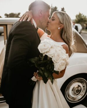 Jessica Tyler Instagram - Still on cloud nine 🖤 We loved everything about this day!!! 🥹🥂 Thank you @michellelinaphoto for the beautiful photos 😚