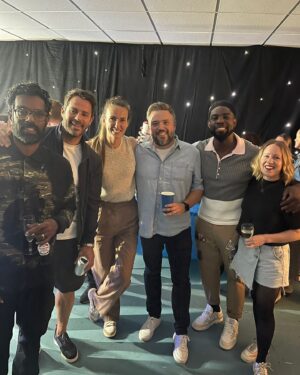 Jill Scott Instagram - And that’s a wrap! I’ve literally had the best time filming @alotosky with these legends! Can we do it all again? Actually cried with laughter for the past 3 weeks! So much fun! @jamie.redknapp @micahrichards @romeshranga ps note to self if asked if you can do a trick on a BMX remember it was 25 years ago 😫😫😫