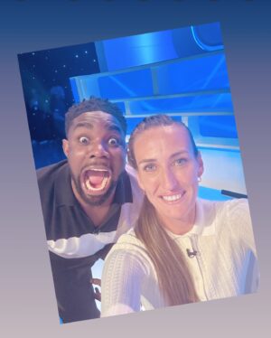 Jill Scott Instagram - And that’s a wrap! I’ve literally had the best time filming @alotosky with these legends! Can we do it all again? Actually cried with laughter for the past 3 weeks! So much fun! @jamie.redknapp @micahrichards @romeshranga ps note to self if asked if you can do a trick on a BMX remember it was 25 years ago 😫😫😫