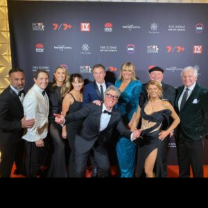 Johanna Griggs Instagram - Thank you #logies24 Had an absolute ball.❤️Loved my dress and styling thanks to @rosietrindall and my hair and make up thanks to @lisasoames_makeup Got to fan-girl over the magnificent @jessfoxcanoe on stage, and enjoyed the whole shebang with our @bhgaus team (minus @cfassnidge and @clarissa_feildel who are OS right now.) Twas a top night and we enjoyed many laughs indeed. @channel7 @7plus