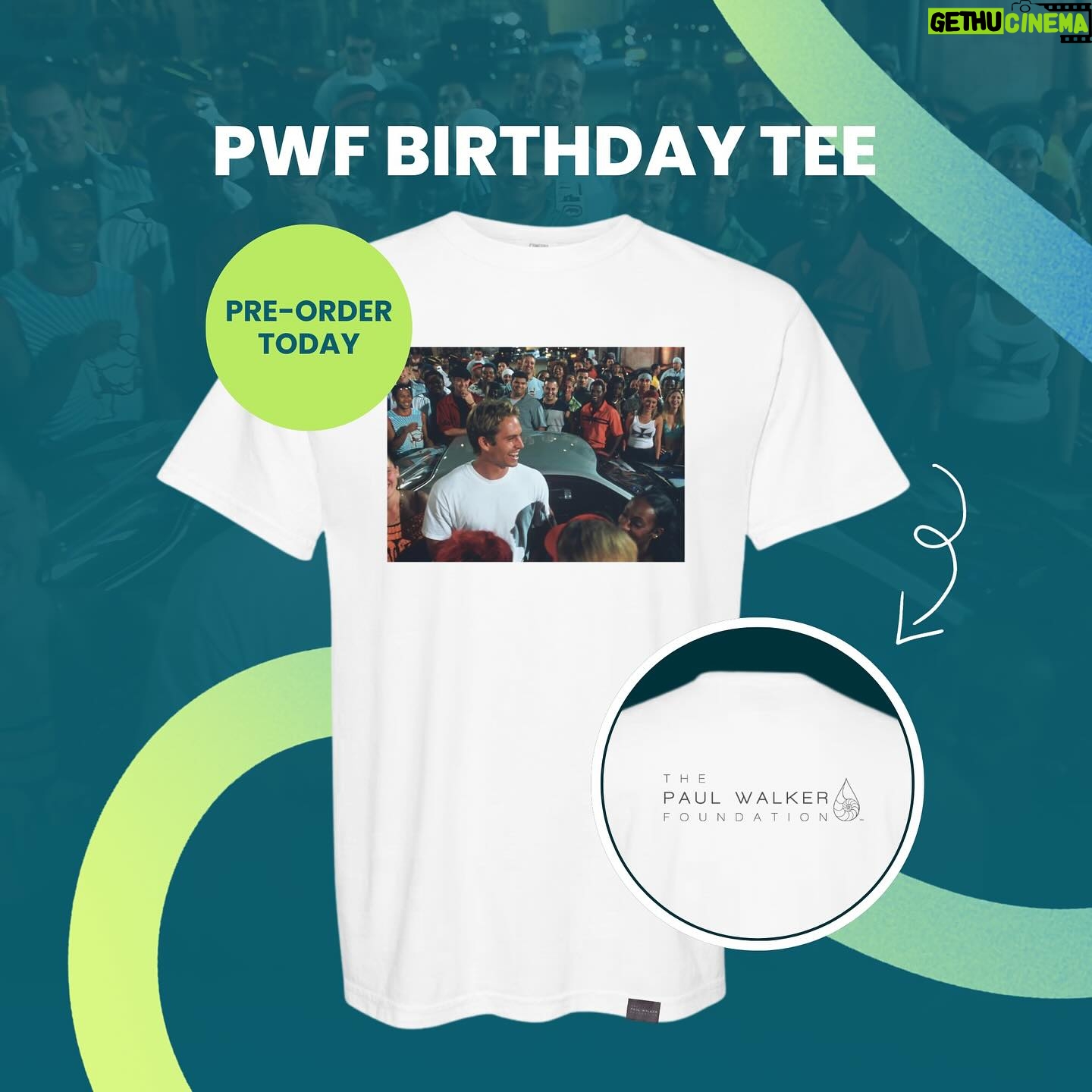 Jordana Brewster - 182.6K Likes - Celebrate Paul Walker’s 51st birthday with us! ✨
This exclusive special edition tee features a classic image of Paul, courtesy of Universal. This unique design is a tribute to Paul’s adventurous spirit and love for life.
By purchasing this tee, you’re not only honoring Paul’s legacy but also supporting the Paul Walker Foundation Scholarship, empowering young minds dedicated to ocean conservation and environmental protection. 🌊💙
Available in both adult and youth sizes! But hurry, this special edition is only available while supplies last. Plus, please note that shipping may take up to 4 weeks.
Wear Paul’s legacy with pride and make a difference today. 🙌
👉 Tap the link in our bio to pre-order your tee now!
#PaulWalker #PaulWalkerFoundation #OceanConservation #LimitedEdition #Legacy #CharityTee #Conservation #PaulWalkerBirthday #TeeForACause #DOGOOD.® #happybirthdaypaulwalker #paulwalker #pwf