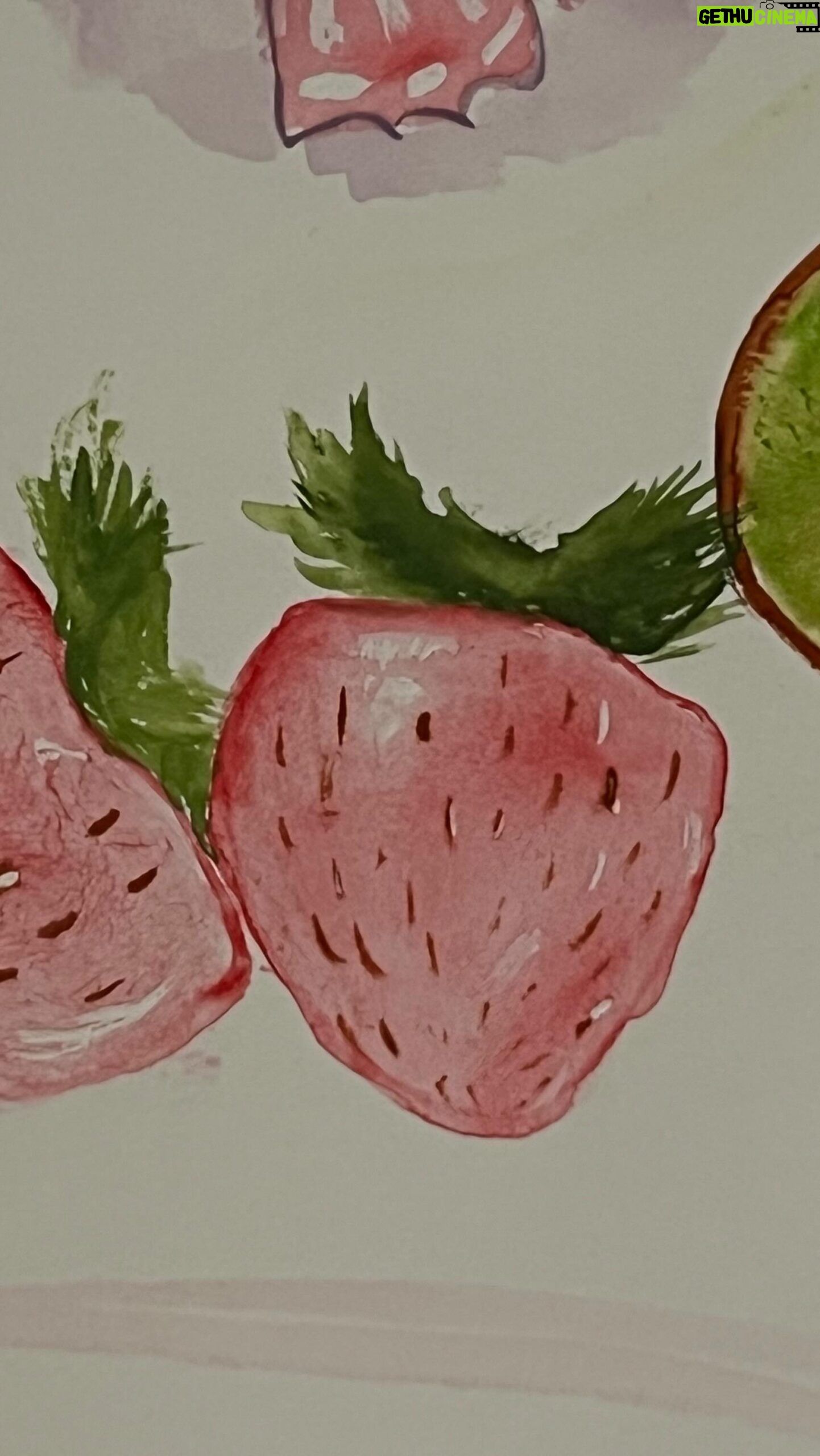 Júlia Gomes - 3 Likes - Oficina de aquarela na @ulivingbrasil 🎨❤️🪽🥝🧚🏼♀️💌✨🍓