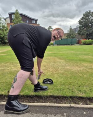 Julia Hamer-Bevis Instagram - Can't take her anywhere...... Iona Louise Cameron