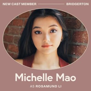 Julia Quinn Instagram - New cast for season 4!

Welcome to the #Bridgerton family, @_katieleung_, @michelleforbreakfast, and @izabearlur!